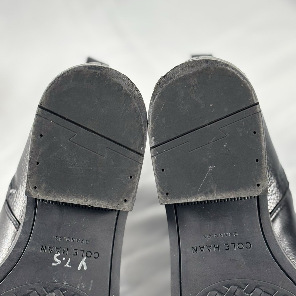 Cole Haan Womens Waterproof River Pebble Leather Chelsea Boots Black W26413 7.5B - Picture 6 of 7